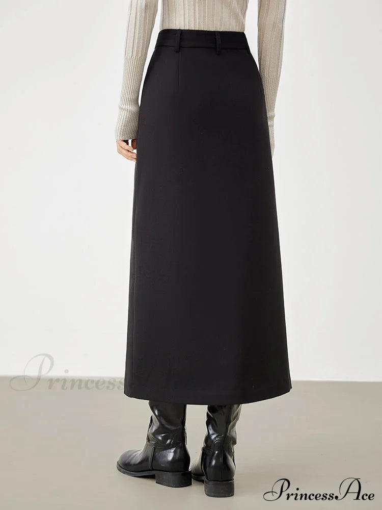 Asymmetric Layer Graceful Wrap Maxi Skirt Skirts