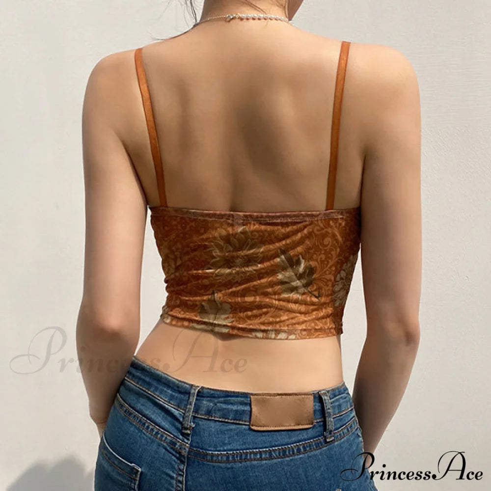 Asymmetric Long Graceful Sleeve Crop Top Tank Tops&Camis