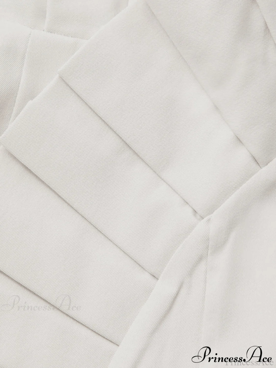 Asymmetric Pleated Graceful Zip Shorts