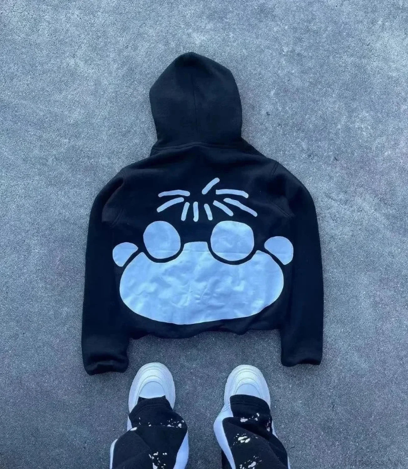 Autumn Fun Pattern Printed Hoodie