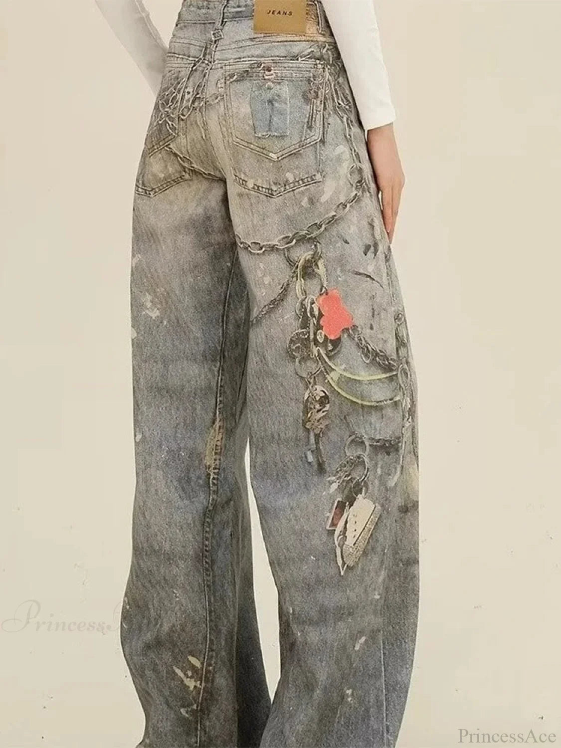 Azure Gothic Baggy Oversize Harajuku Pant