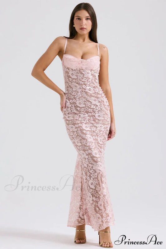 Azzurra Rose Lace Dress | Dress In Beauty