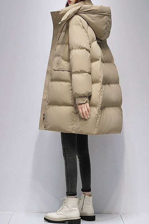 Long Oversize Insulated Puffer Jacket