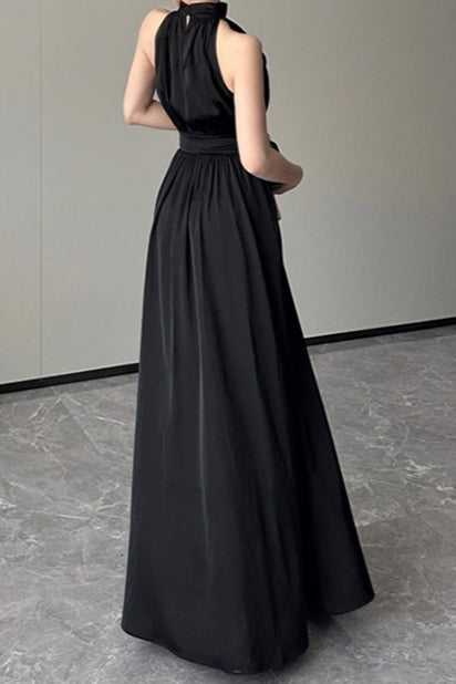 Elegant Sleeveless Evening Maxi Dress