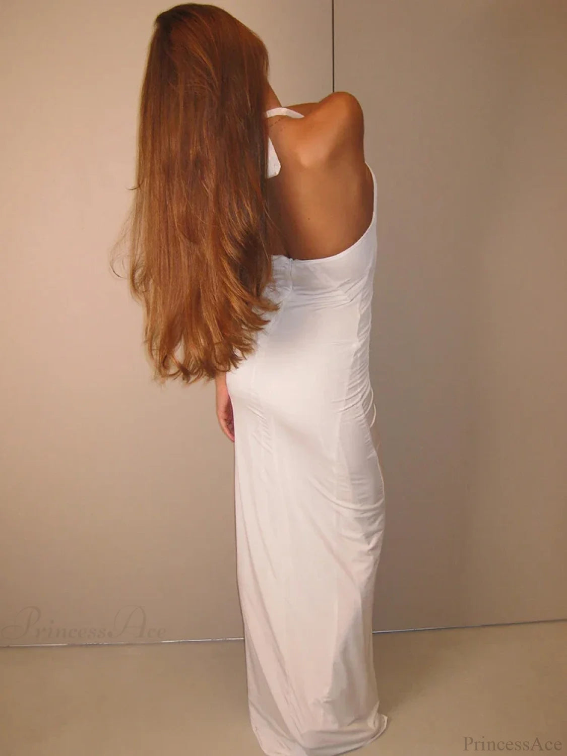 Backless 3D Flowers White Vacation Dress vacationdress-250223