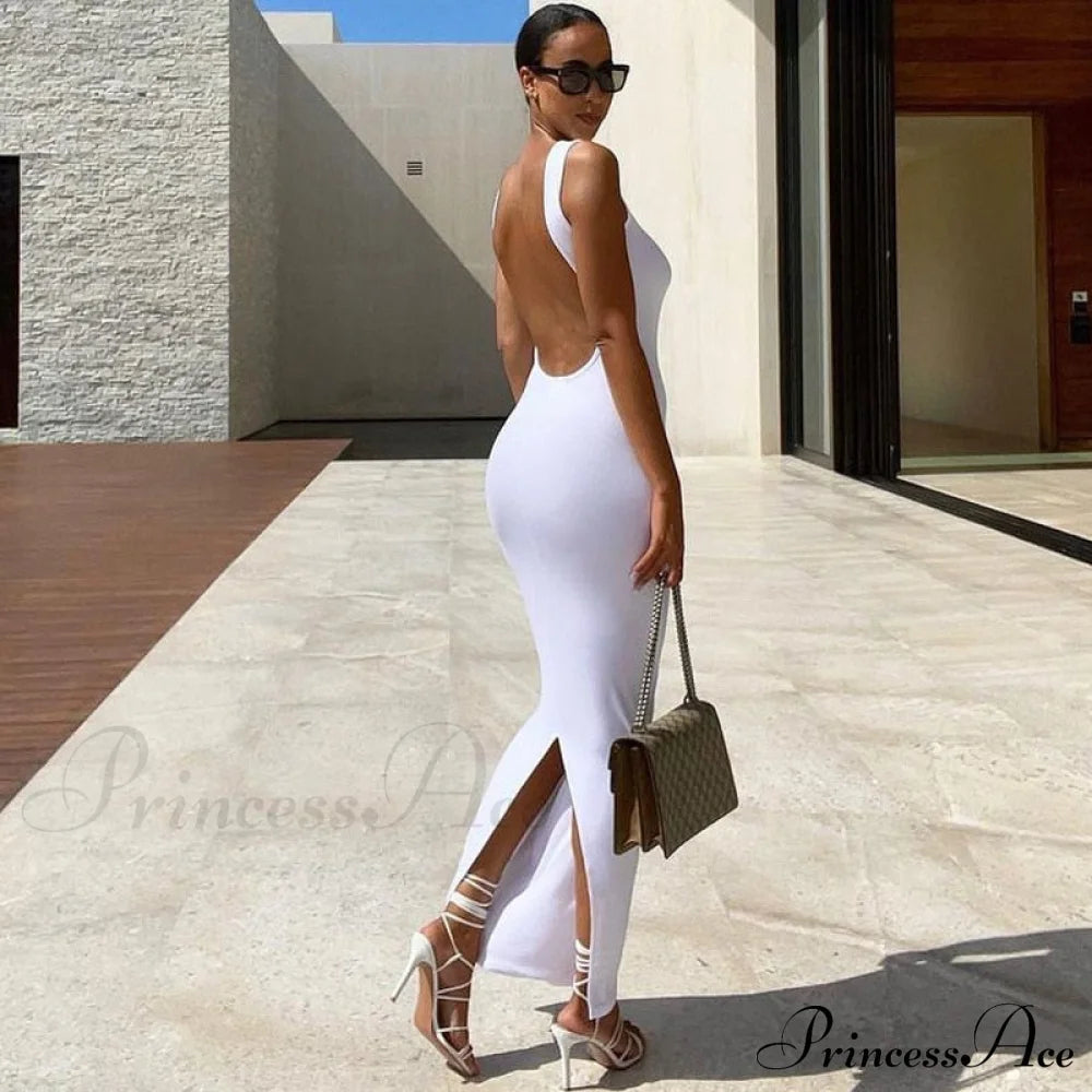 Backless Bodycon Stylish Maxi Dress Dress