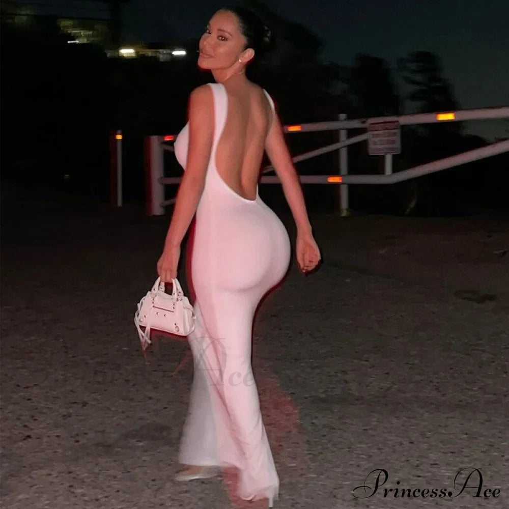 Backless Bodycon Stylish Maxi Dress Dress