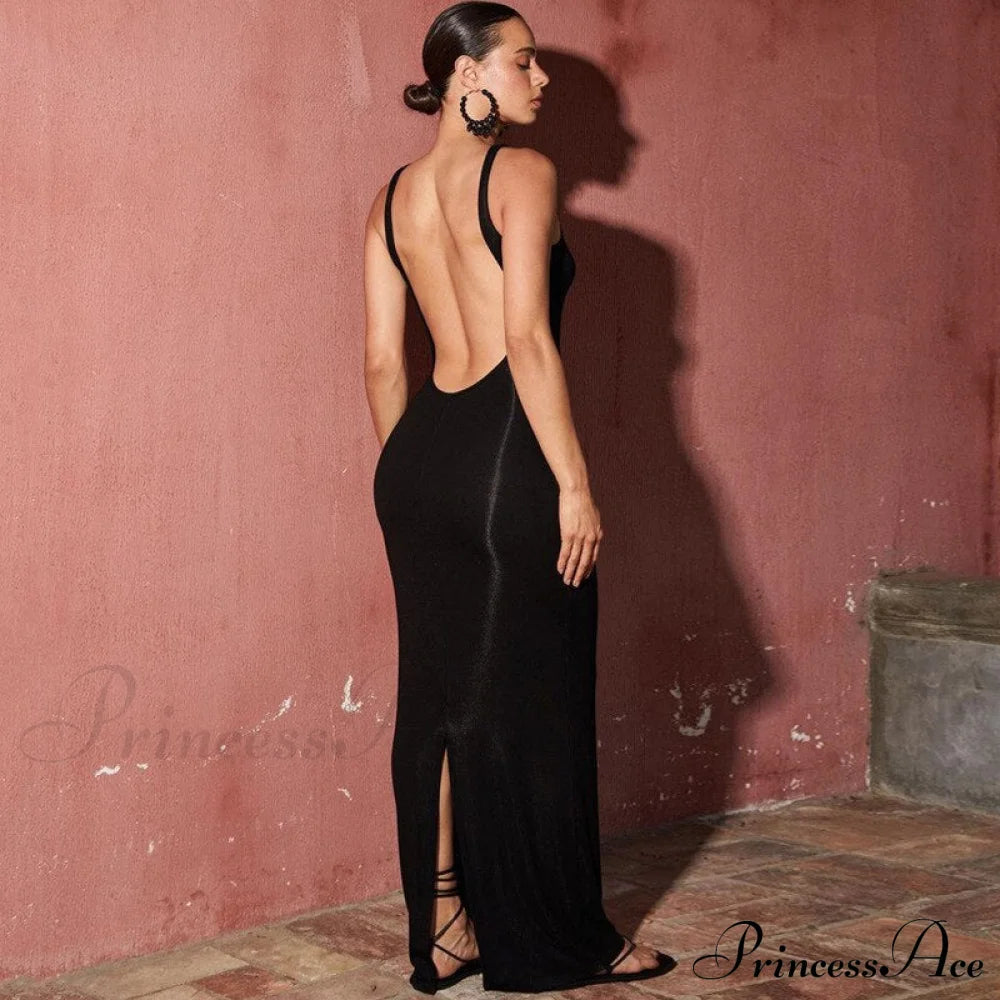 Backless Bodycon Stylish Maxi Dress Dress