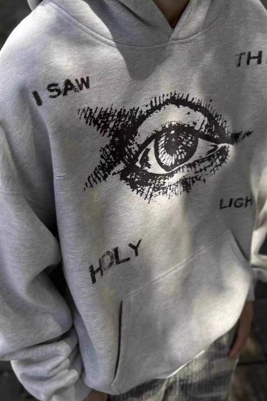 Eye Graphic Heavyweight Pullover Hoodie