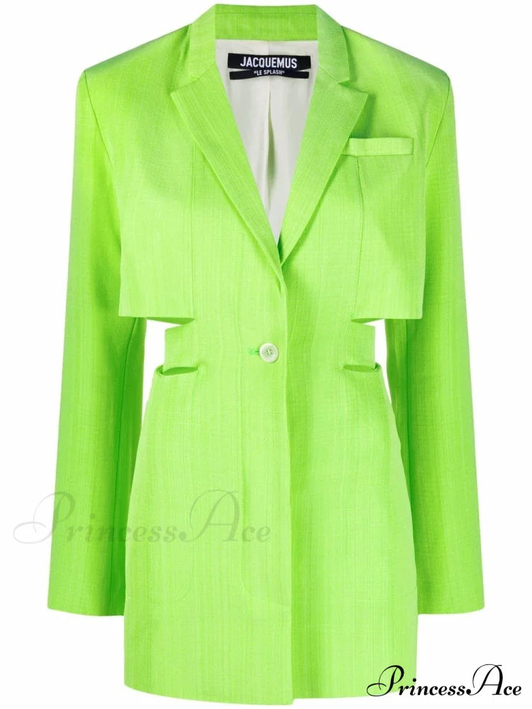 Bari Cut-Out Stylish Tailored Dress 4 Days / 8 M Green