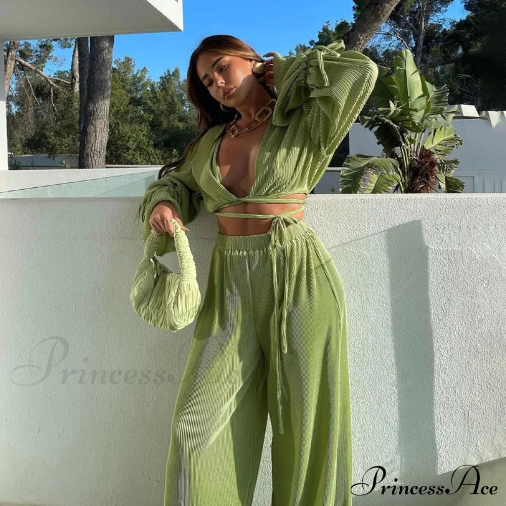 Beach Cover Up Long Sleeve Loose Maxi Dress