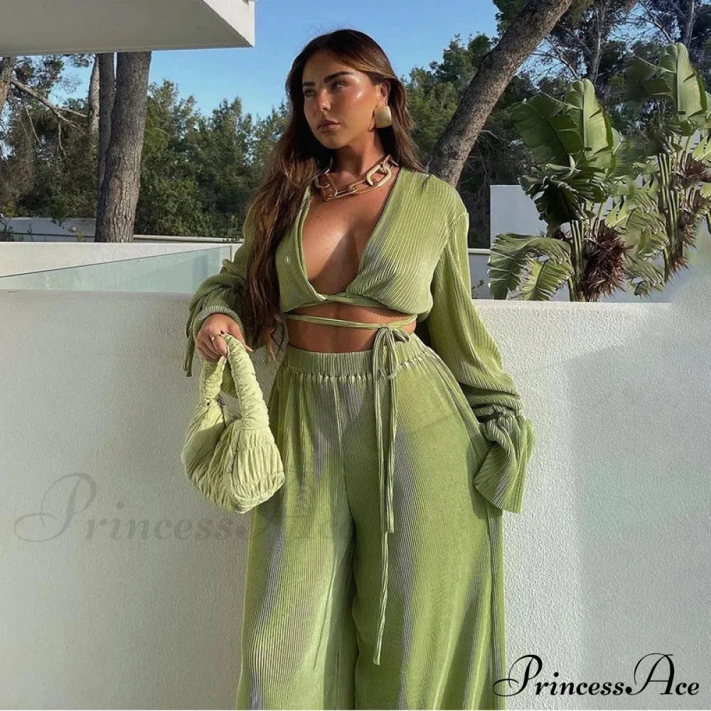 Beach Cover Up Long Sleeve Loose Maxi Dress