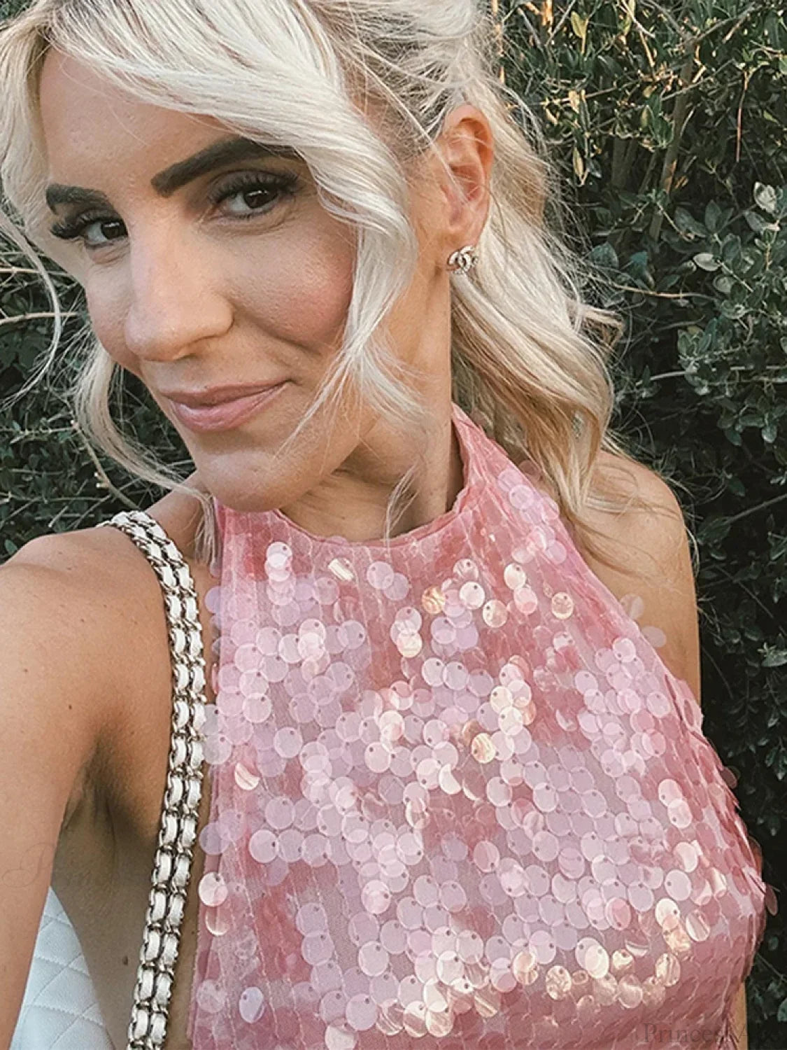 Beaded Sequin Glitter Mini Dress minidress-250223