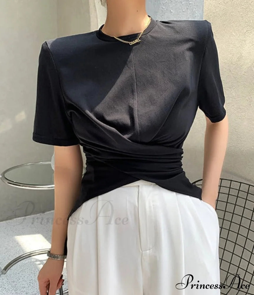 Beata Blouse Black / S Tops & Blouses