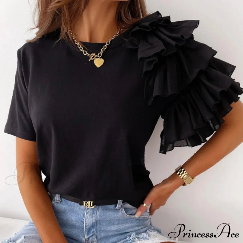 Beatrice Top Black / S Tops & Blouses