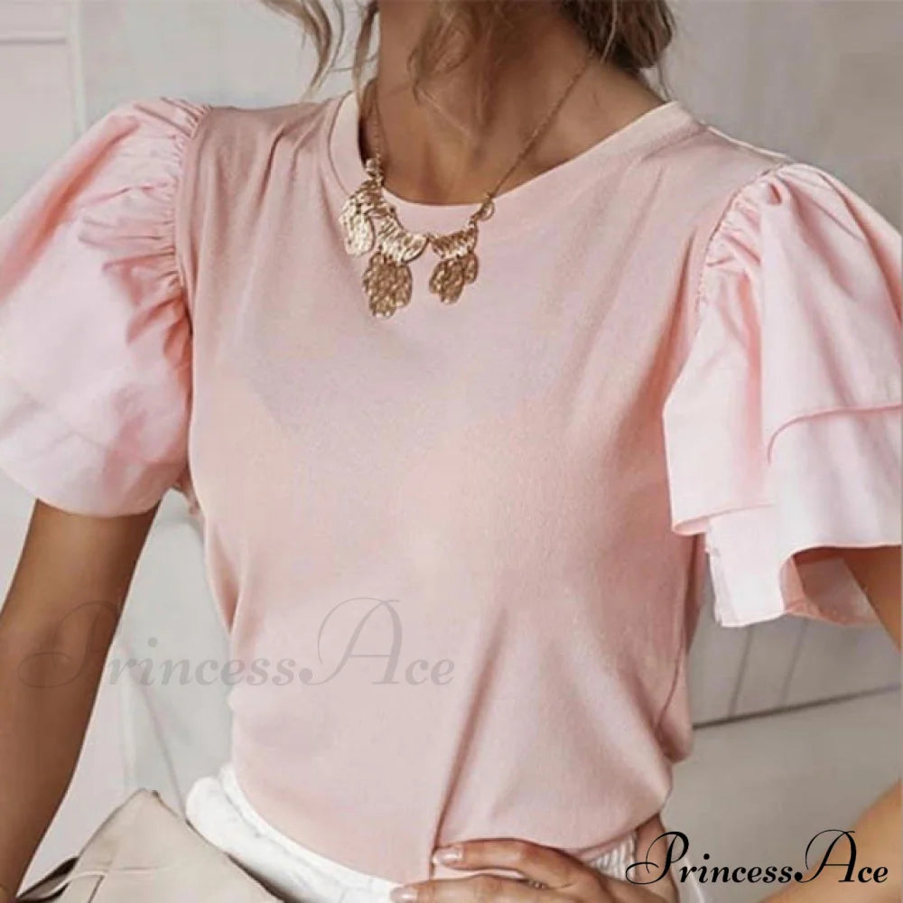 Beatrice Top Pink / S Tops & Blouses