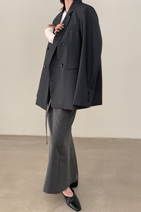 Commuter Style Belted Blazer