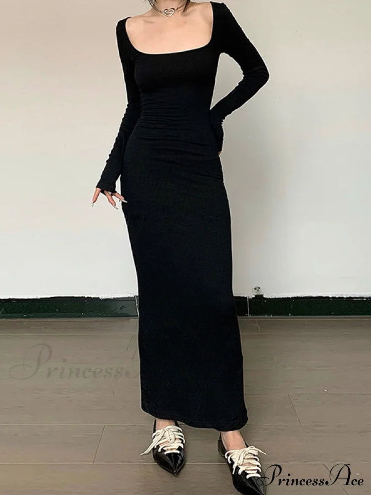 Black Charming Jacket / S Maxi Dresses