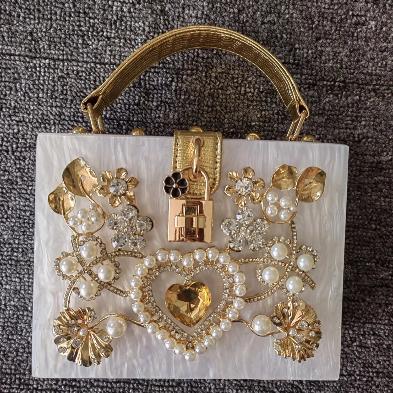 Bling Sequined Heart Evening Clutch Bag color same picture7 clutchbag-250126