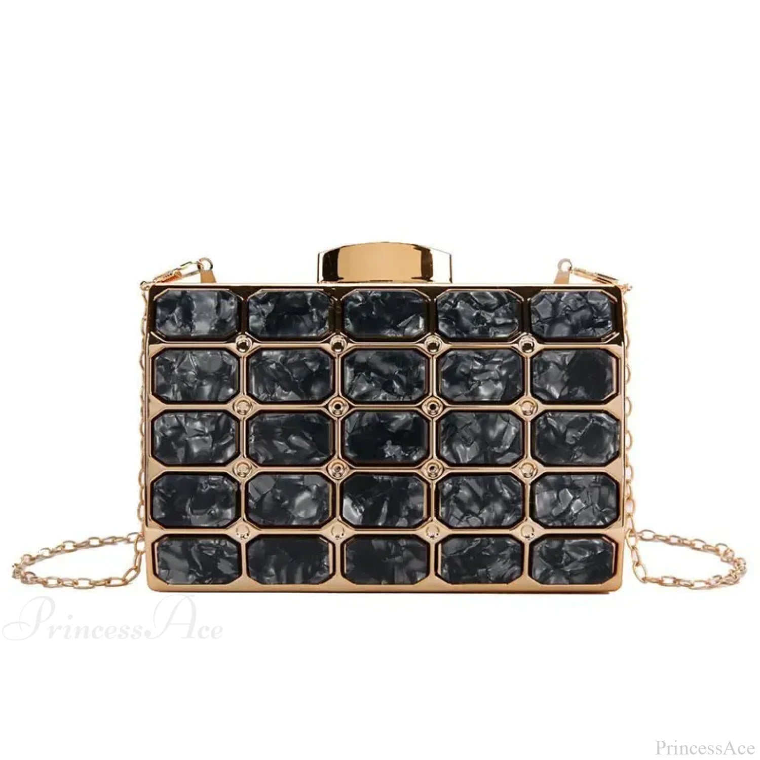 Block Designer Evening Clutch Wristlet Black wristlet-250126