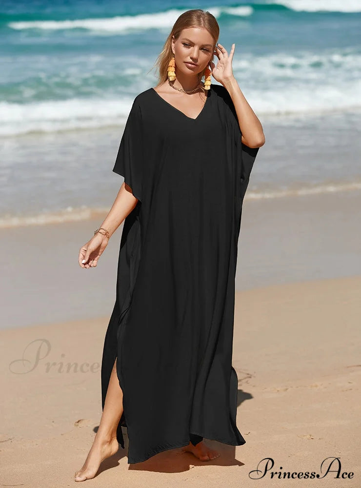 Bohemian Smock Robe For Plus Size Women S / Yellow Dresses