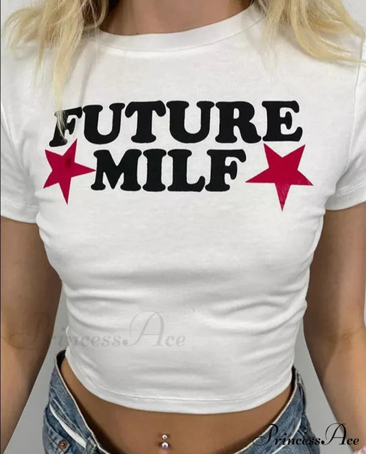 Bold Font Stylish Graphic Tee