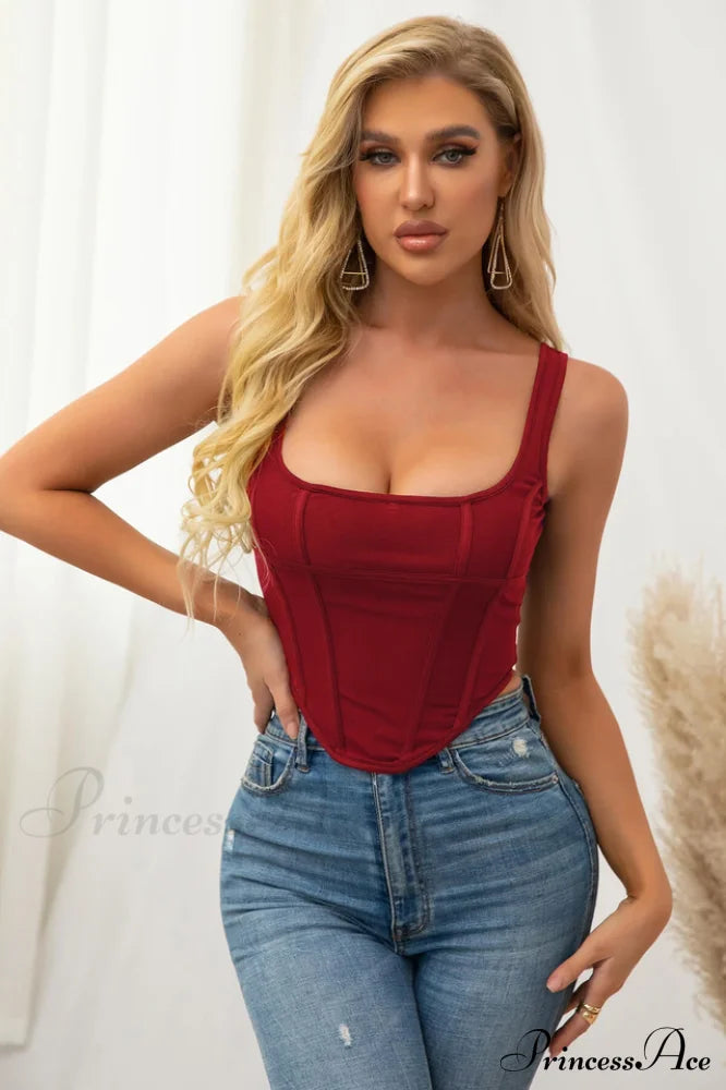 Boning Mesh Corset Top | Dress In Beauty