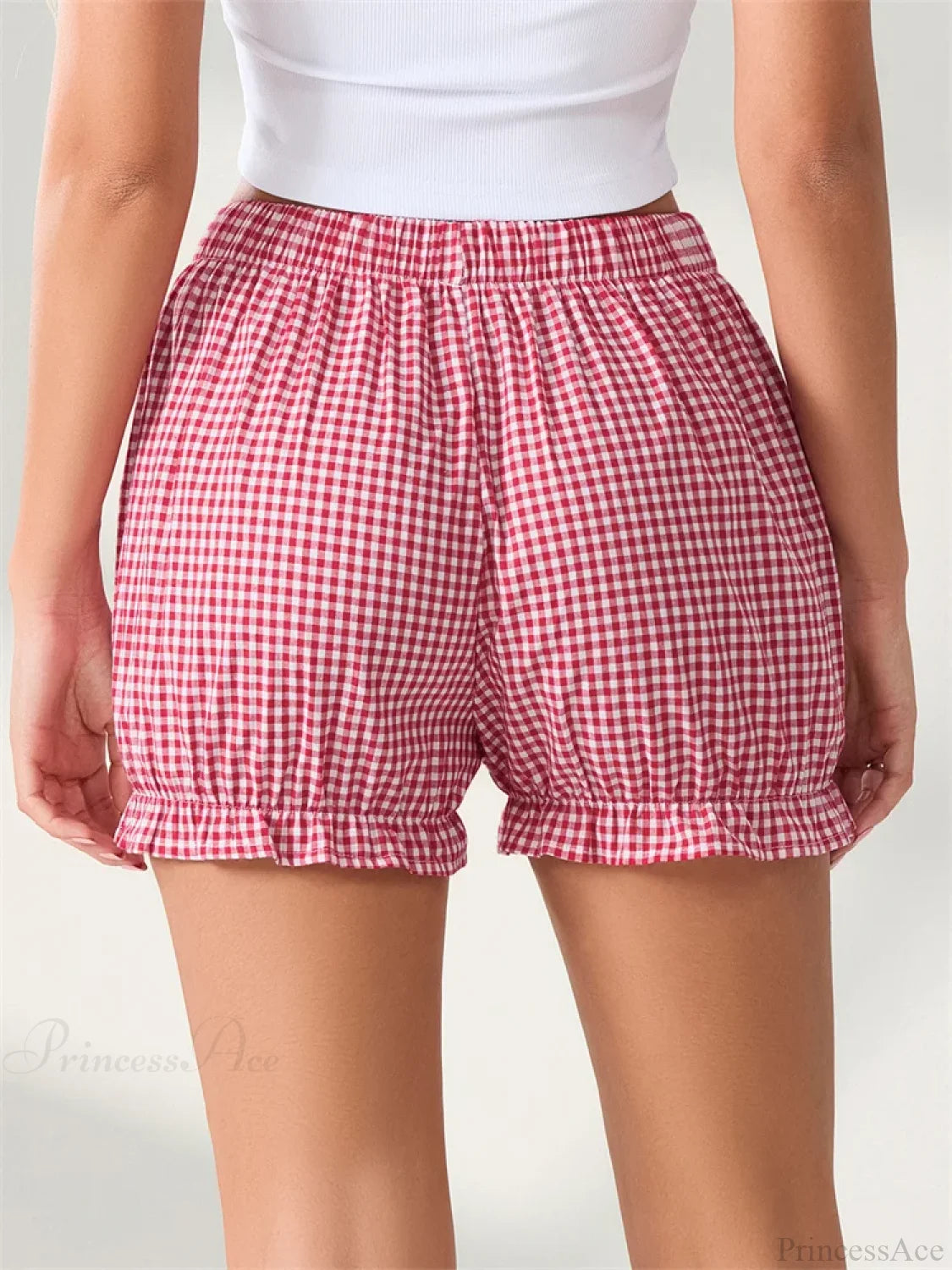 Bow Plaid Dots Bloomer Short short-250223