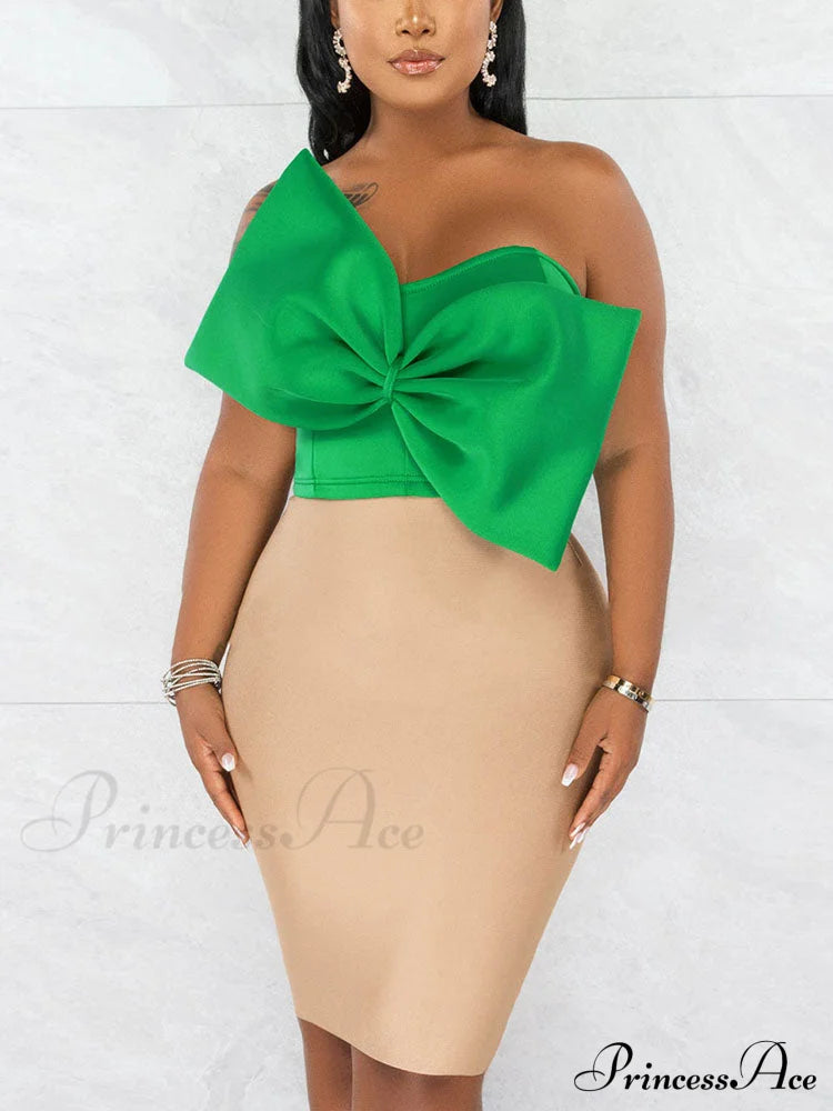 Bow Tie Graceful Cropped Tank Top Shirts & Tops