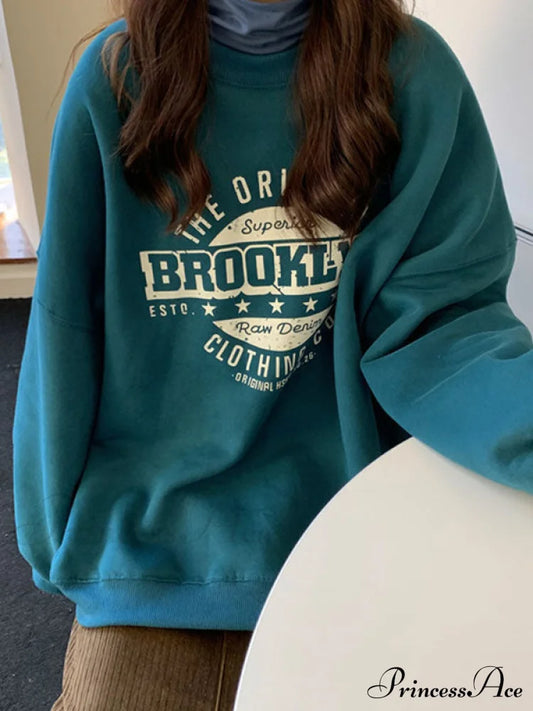 Broken Dreams Graceful Y2K Crop Top Green / M Sweatshirts