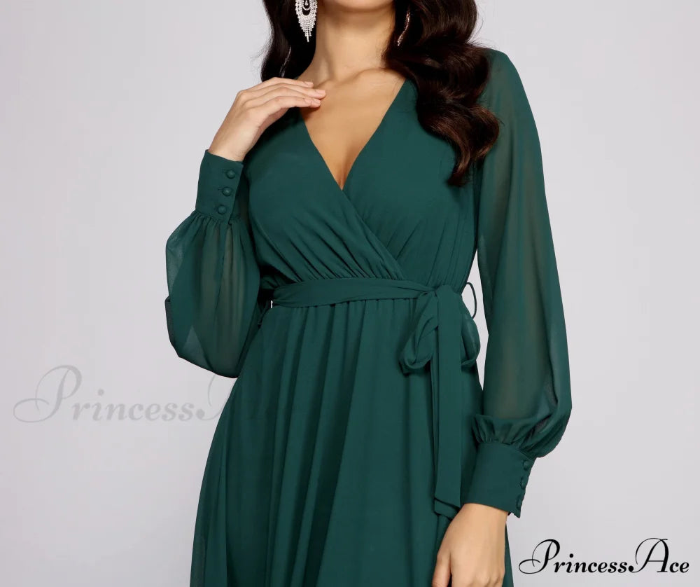 Bryn Chiffon Stylish A-Line Formal Dress S.o. Long Dresses