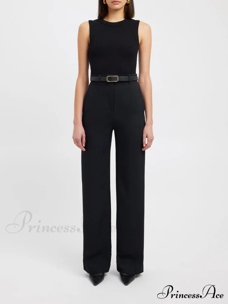 Business Casual Straight Trendy Leg Dress Pants