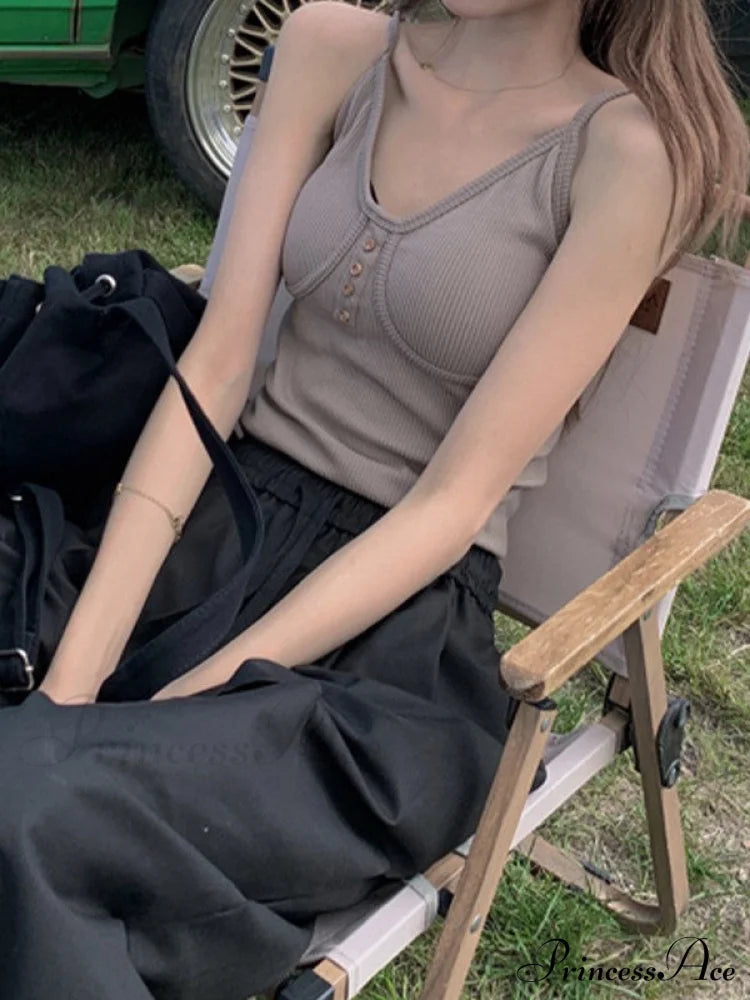 Button Front Semi Trendy Sheer Long Sleeve Blouse Tank Tops&Camis