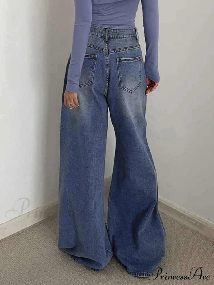 Buttoned Tied Graceful Denim Boyfriend Jeans