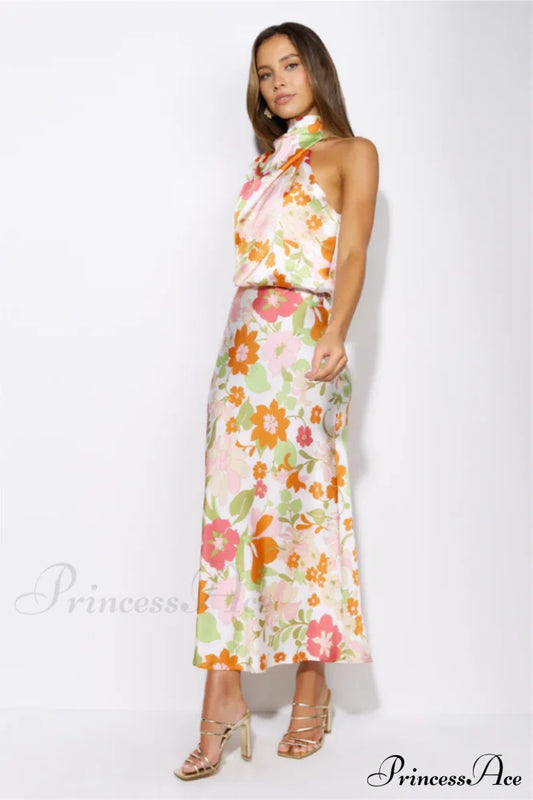 Caamara Elegant Midi Dress