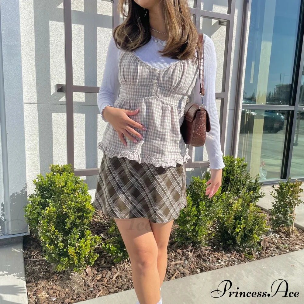 Cami Elegant Buttoned Top Shirts & Tops