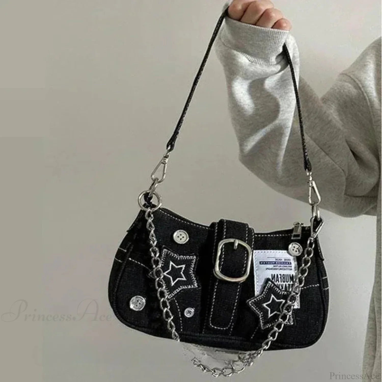 Canvas Stars Pattern Y2K Crossbody crossbody-250126