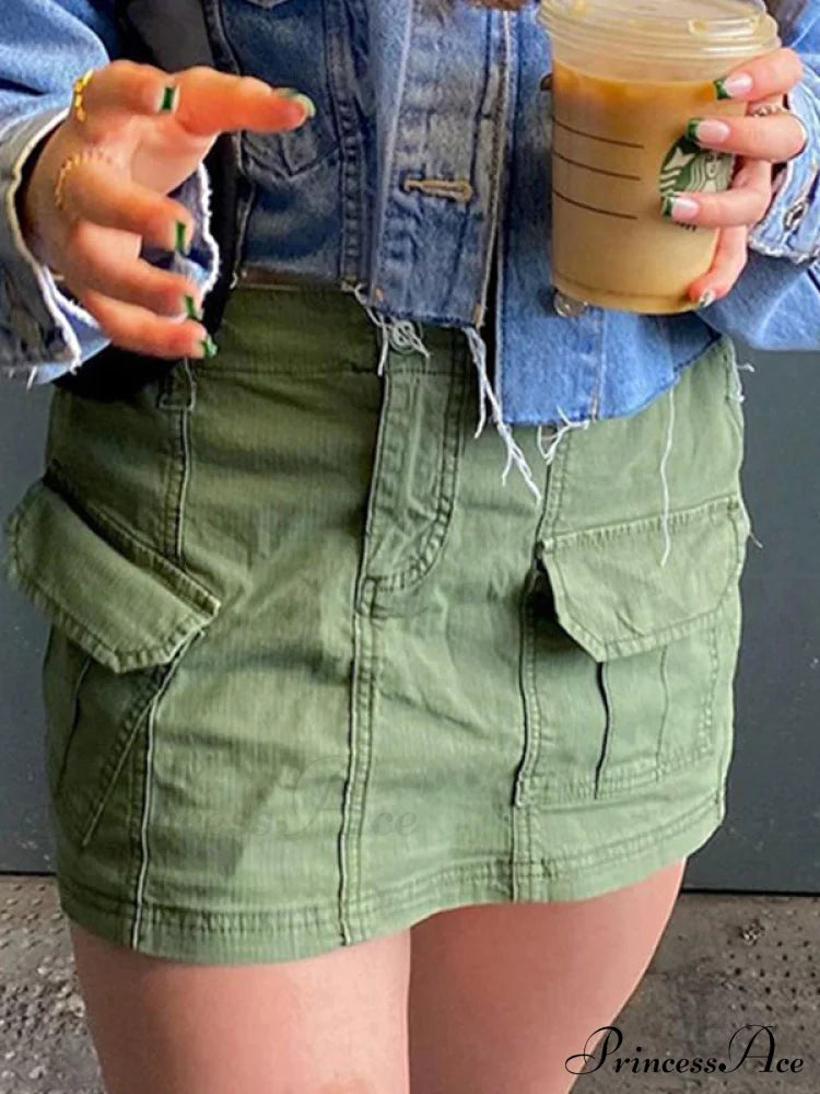 Cargo Loose Graceful Fit Pants Mini Skirts