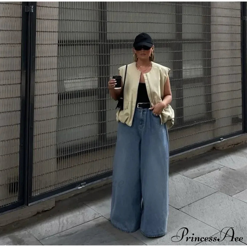 Cargo Pocket Stylish Drawstring Waistcoat