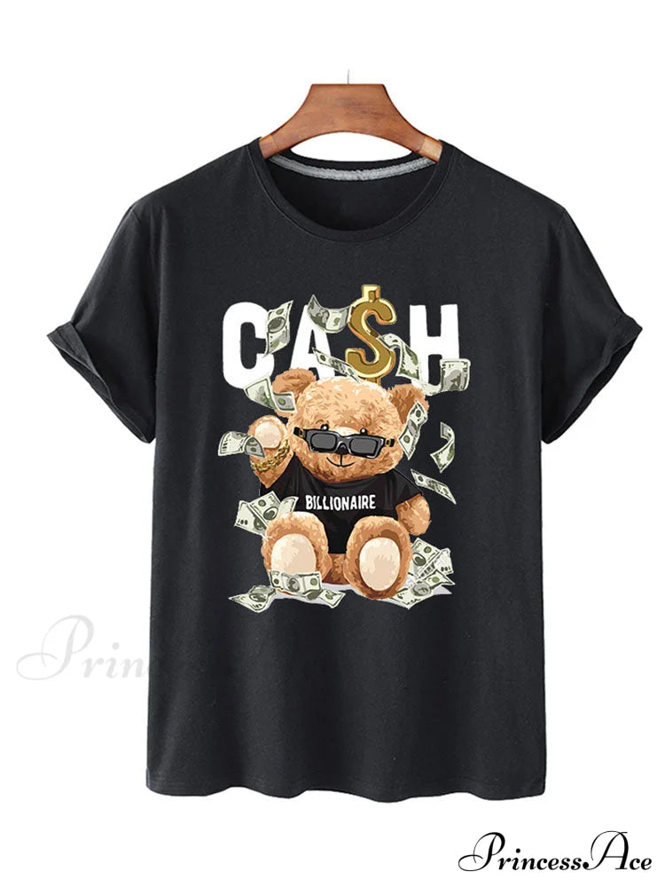 Cash Rolls Graceful Short Sleeve Tops Shirts &