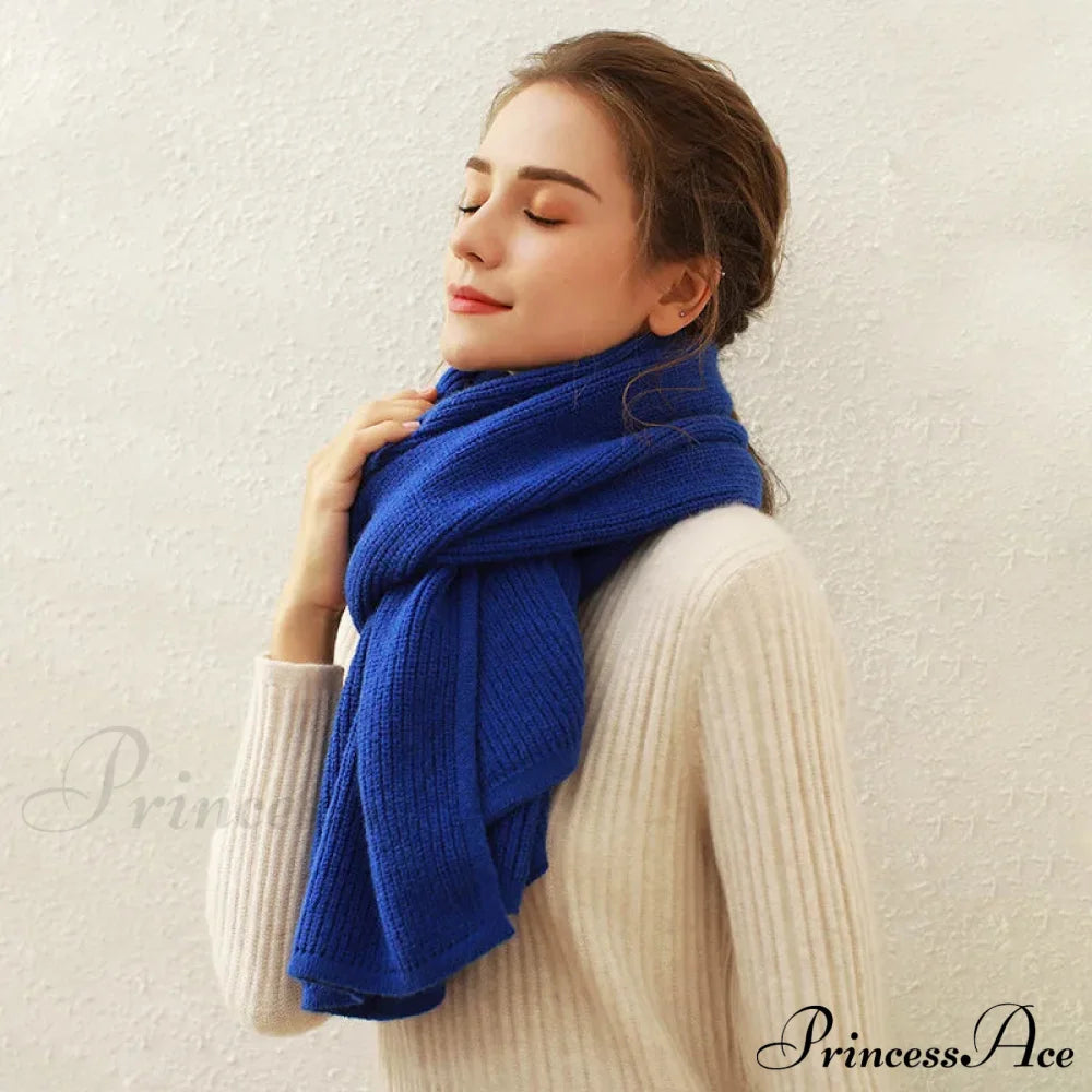 Cashmere Scarf For Women - Thick And Warm Winter Scarfs-L