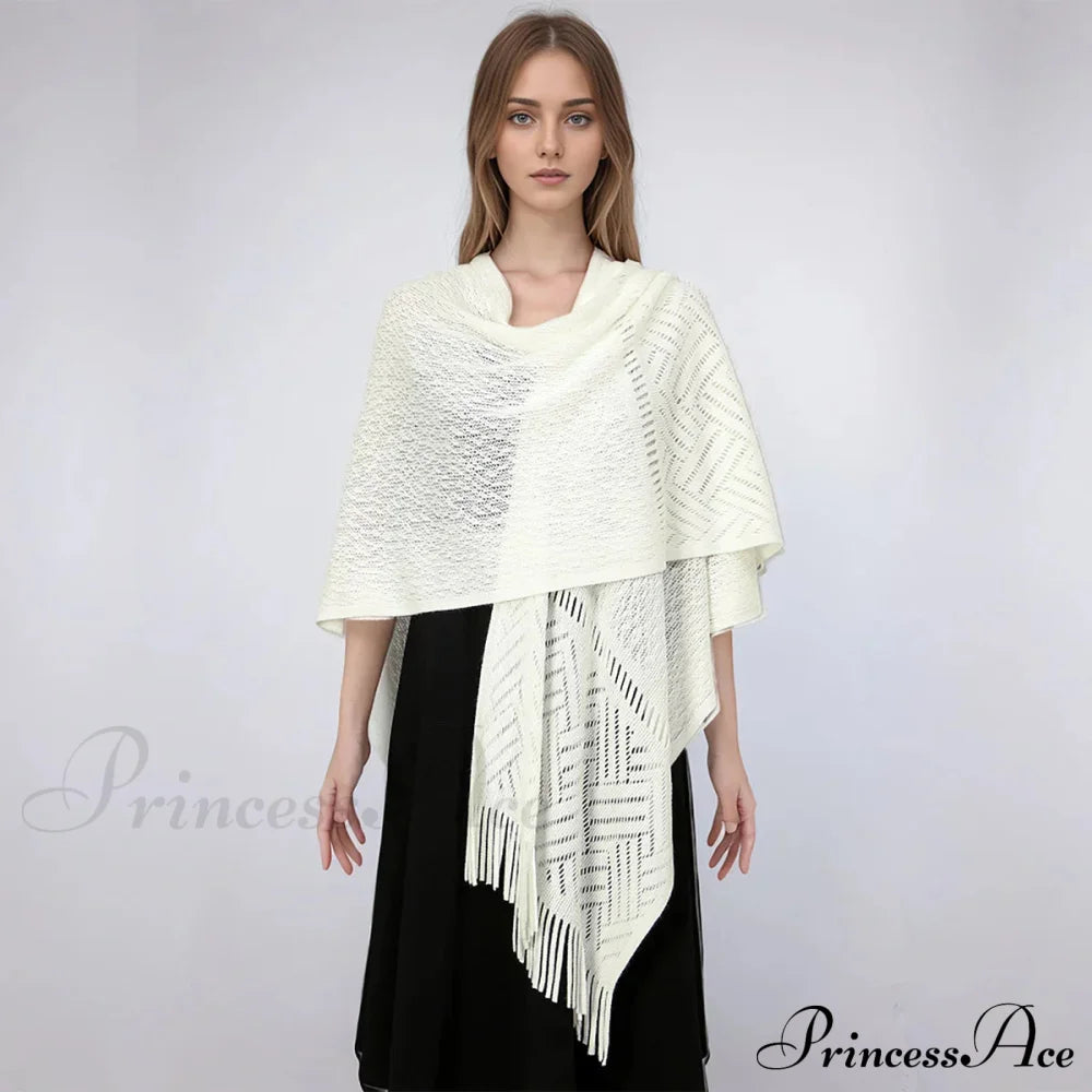 Cashmere Thicken Warmer Soft Pashmina Knitted Long Winter Scarf Cp040-01 Scarfs-L