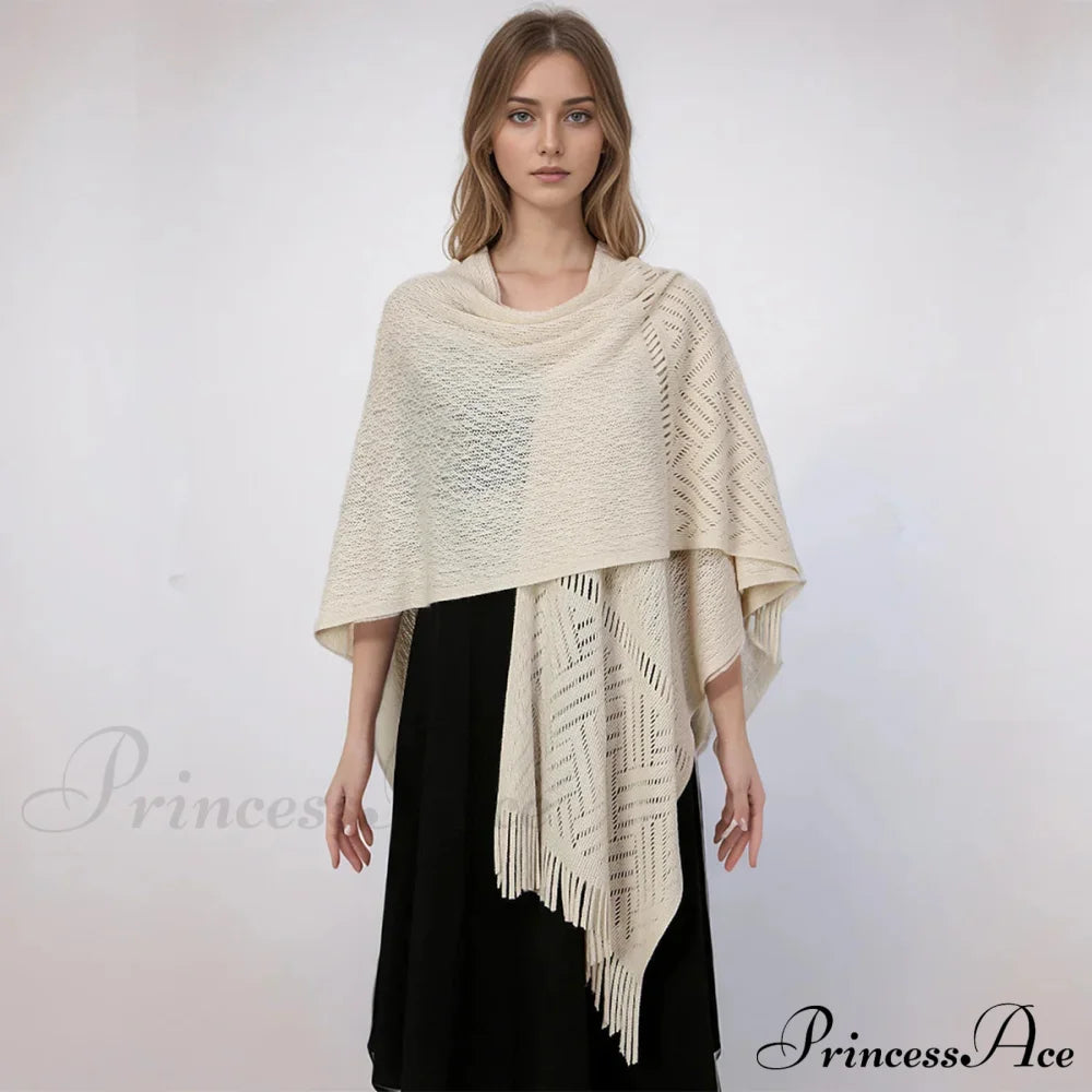 Cashmere Thicken Warmer Soft Pashmina Knitted Long Winter Scarf Scarfs-L