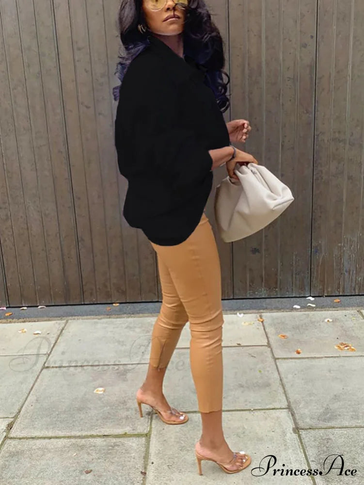 Casual Knit Graceful Two-Piece Outfit Shirts & Tops