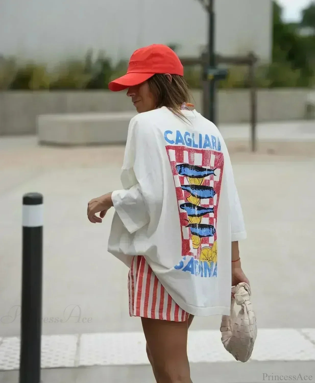 Casual Lotus Eyed Graphic T-shirt white7 / S t-shirt-250223