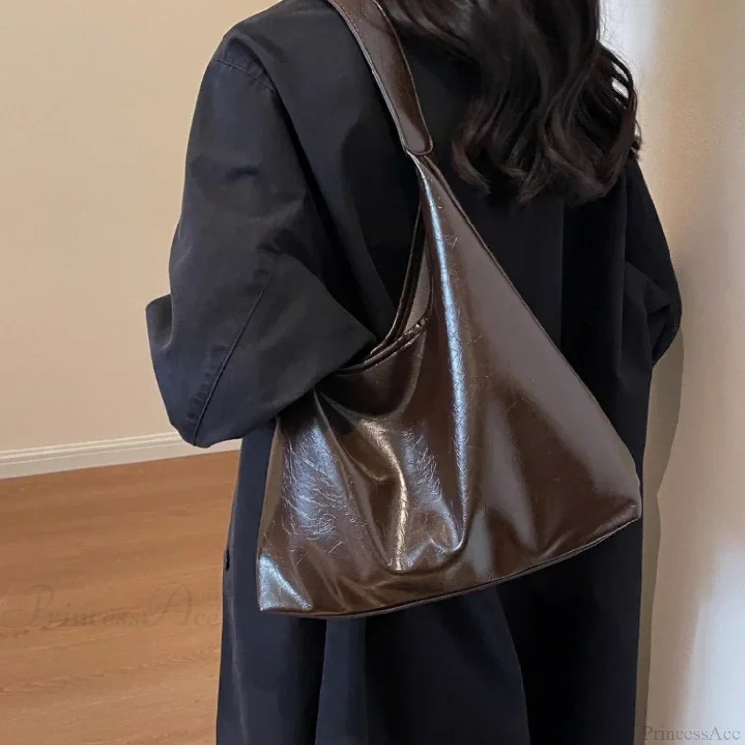 Casual Nylon Crossbody Shoulder Bag Coffee shoulder-250126