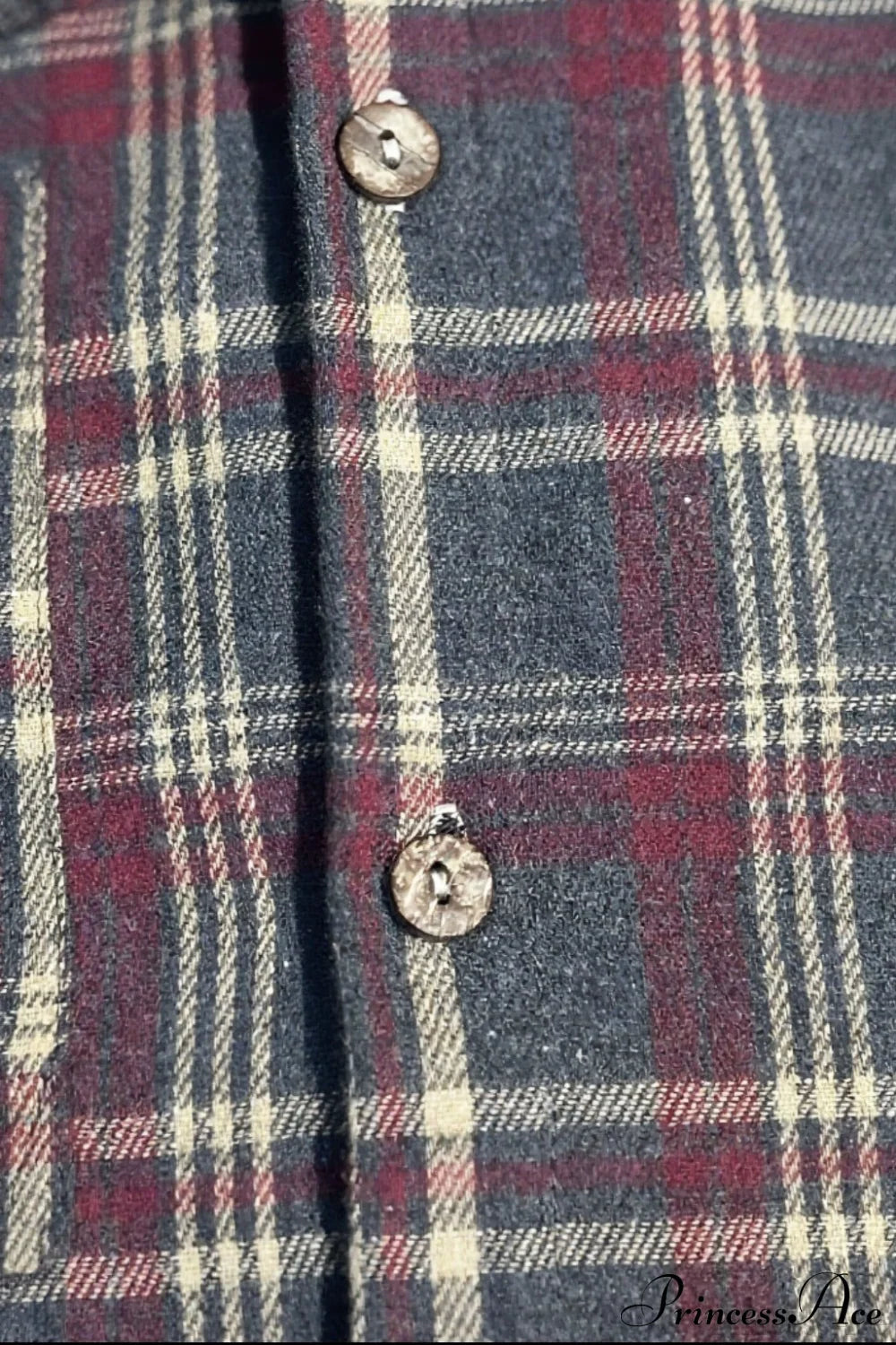 Casual Plaid Lapel Shirt Blouse