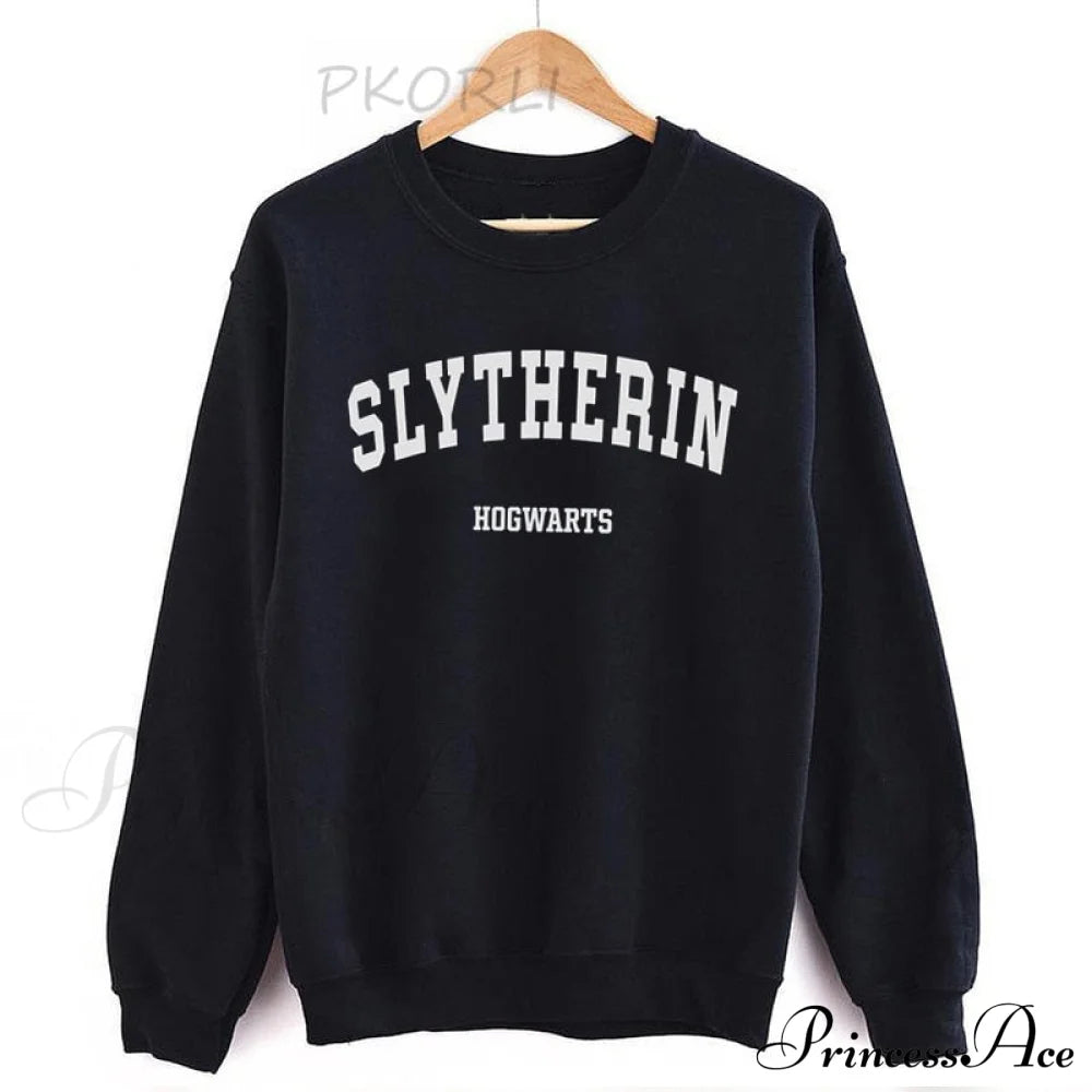 Casual School Unisex Crewneck Sweatshirt Black / S Sweatshirts & Hoodies-L