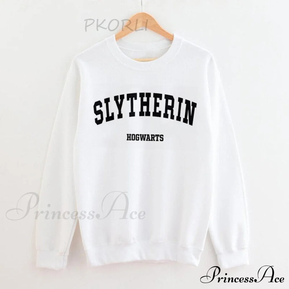 Casual School Unisex Crewneck Sweatshirt White / S Sweatshirts & Hoodies-L