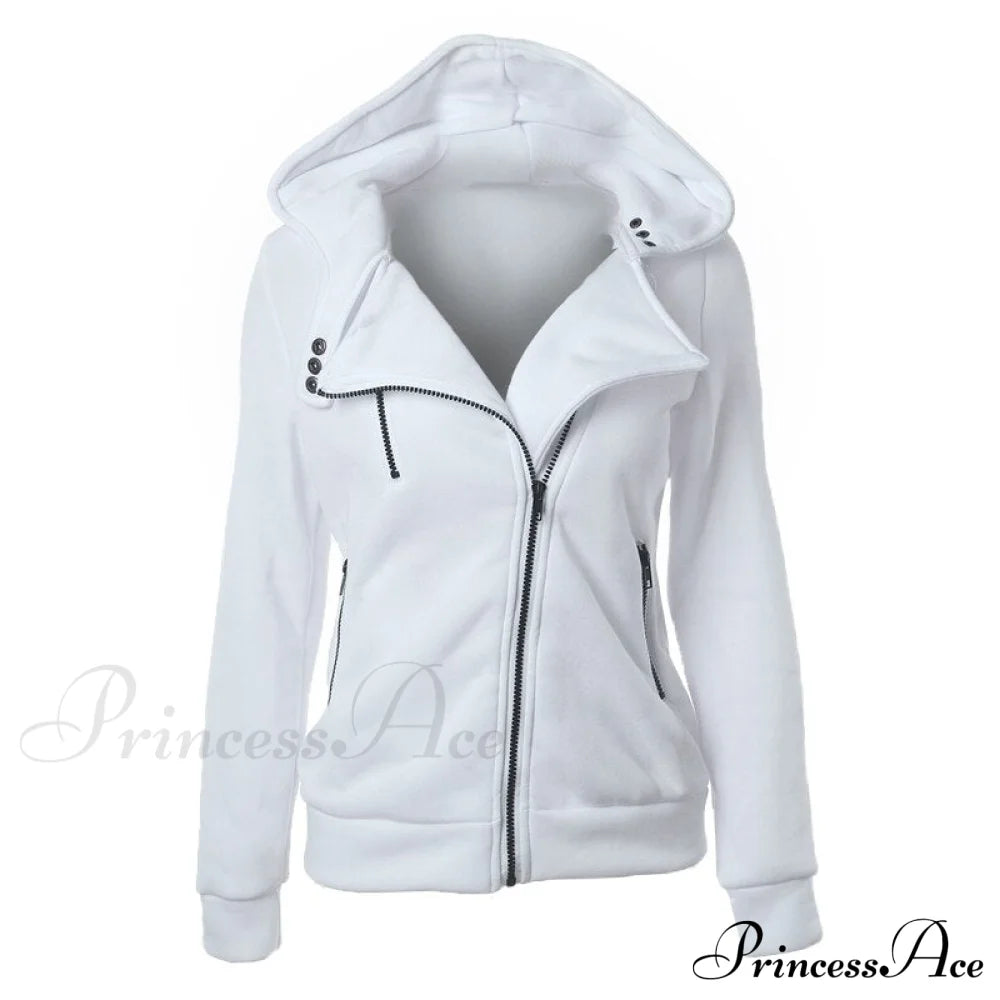 Casual Simple Zipper Basic Jackets